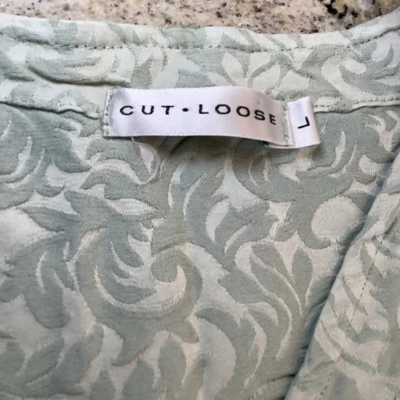 Cut Loose Vintage Two-Piece Green Maxi Dress Set Size Large - Picture 8 of 14